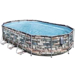Basen ogrodowy stelażowy 610 x 366 x 122 cm 20w1 Bestway 56719 + hulajnoga GRATIS