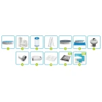 Basen ogrodowy stelażowy 610 x 132 cm 12w1 INTEX 26756