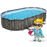 Basen ogrodowy stelażowy 610 x 366 x 122 cm 12w1 Bestway 5611R 