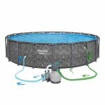 Basen ogrodowy stelażowy 610 x 132 cm 11w1 Bestway 561KE