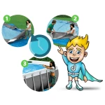 Basen ogrodowy stelażowy 640 x 274 x 132 cm 11w1 Bestway 5612B