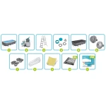 Basen ogrodowy stelażowy 640 x 274 x 132 cm 11w1 Bestway 5612B