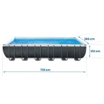 Basen ogrodowy stelażowy 732 x 366 x 132 cm 15w1 INTEX 26368