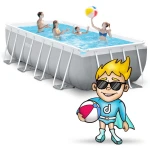 Basen prostokątny 488x244x107cm 21w1 INTEX 26792