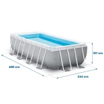 Basen prostokątny 488x244x107cm 21w1 INTEX 26792