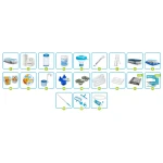 Basen prostokątny 503x274x122cm 21w1 Intex 26796