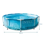 Basen stelażowy 305x76 cm 10w1 INTEX 28208