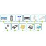 Basen stelażowy ogrodowy 457 x 107 cm 11w1 Bestway 56488