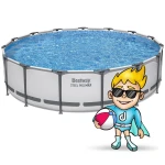 Basen stelażowy ogrodowy 457 x 107 cm 11w1 Bestway 56488