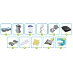 Basen stelażowy ogrodowy 488 x 244 x 122 cm 12w1 Bestway 56670