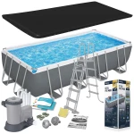 Basen stelażowy ogrodowy 549 x 274 x 122 cm 12w1 Bestway 56465