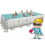 Basen stelażowy ogrodowy 671x366x132 BESTWAY 11w1