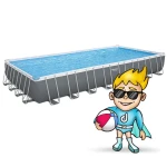 Basen stelażowy ogrodowy 956 x 488 x 132 cm 11w1 Bestway 56623