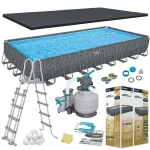 Basen stelażowy ogrodowy 956 x 488 x 132 cm 11w1 Bestway 561KJ
