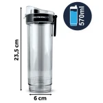 Butelka bidon z ustnikiem 570 ml BD-757 Berdsen