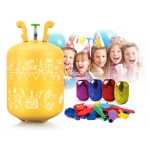 Butla z helem 0,20m3 z balonami i wstążką Ricokids