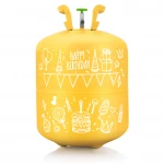 Butla z helem 0,20m3 z balonami i wstążką Ricokids