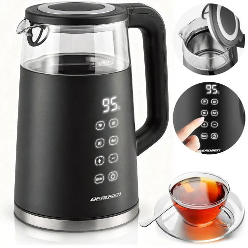 Czajnik elektryczny 1,7l Berdsen BD-707 czarny 