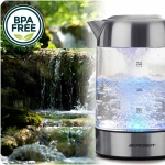 Czajnik elektryczny szklany z regulacją temperatury 1,7l 2200W Berdsen BD-714