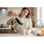 Czajnik elektryczny szklany z regulacją temperatury 1,8l 2200W Berdsen BD-715