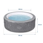 Dmuchane SPA Lay-Z Budapest 6 osobowe Bestway 60179