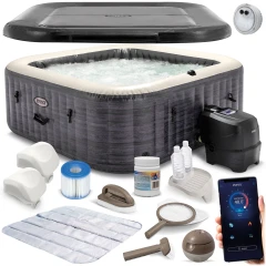 Dmuchane SPA z hydromasażem 4 osobowe INTEX 28450 + Generator chloru