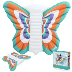 Dmuchany materac do pływania  motyl 193x176cm Bestway 43963