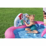 Dmuchany plac zabaw dla dzieci do ogrodu zjeżdżalnia Pricess Disney 221 x 193 x140 cm Bestway 53175