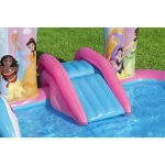 Dmuchany plac zabaw dla dzieci do ogrodu zjeżdżalnia Pricess Disney 221 x 193 x140 cm Bestway 53175