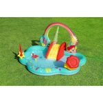 Dmuchany plac zabaw dla dzieci do ogrodu zjeżdżalnia Mała Syrenka 221 x 193 x 117 cm Bestway 91097