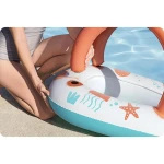 Dmuchany ponton dla dzieci pontonik z daszkiem do pływania Bestway