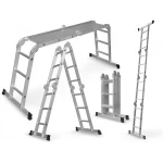 Drabina przegubowa 4x3 multifunkcyjna + platforma Humberg