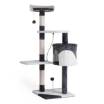 Drapak dla kota 112 cm DR-261 Pethaus szaro-biały