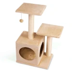 Drapak, domek dla kota 74 cm DR-252 kremowy Pethaus