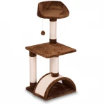 Drapak, domek dla kota 83 cm DR-256 brązowy Pethaus