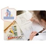 Drewniane krzesełko do karmienia Nukido Timo