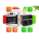 Duża frytkownica beztłuszczowa 10,2l Air fryer XL dwukomorowa Berdsen 1700W BD-657 czarna