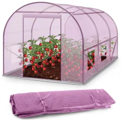 Folia na tunel ogrodowy 2 x 3 m (6 m2) różowa Plonos