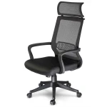 Fotel biurowy krzesło obrotowe mikrosiatka Nosberg - mechanizm TILT