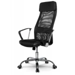 Fotel biurowy nowoczesny wysoki Sofotel Rio czarny