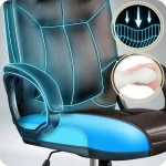 Fotel biurowy obrotowy Sofotel ciemny brąz 