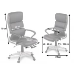 Fotel biurowy obrotowy Sofotel EG-228 czarny 