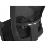 Fotel biurowy obrotowy z mikrosiatki Sofotel Rimo czarny