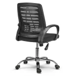  Fotel biurowy obrotowy z mikrosiatki Sofotel Hunza czarny