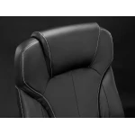 Fotel biurowy skórzany Sofotel EG-222 czarny 