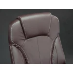 Fotel biurowy skórzany Sofotel EG-222 brązowy