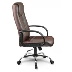 Fotel biurowy skórzany Sofotel EG-221 brązowy