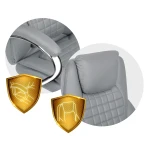 Fotel biurowy Sofotel Batory - jasno szary 