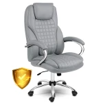 Fotel biurowy Sofotel Batory - jasno szary 