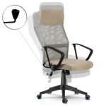 Fotel biurowy z mikrosiatki Sofotel Sydney beżowy